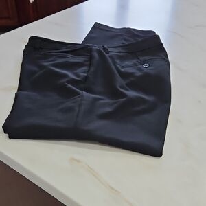 Christopher & Banks Elegant Black Straight Leg Trousers